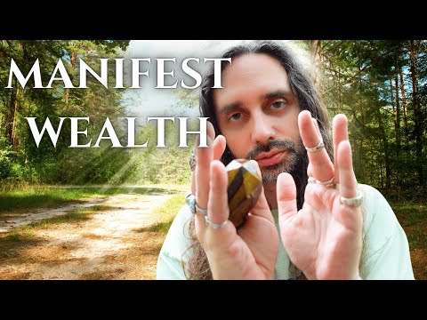 Wealth Manifestation in 4K 💰 ASMR Reiki with Tiger’s Eye, Affirmations & Forest Energy