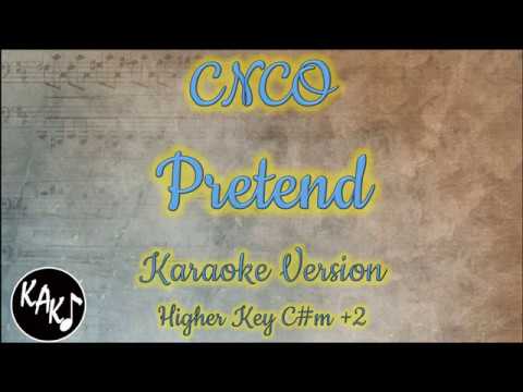 CNCO – Pretend Karaoke Instrumental Lyrics Cover Higher Key C#m