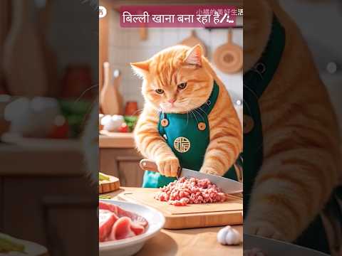 बिल्ली ने खाना पकाया #sorts #video #viral #cartoon