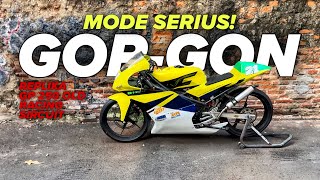 RACING VINTAGE!  THE POWER OF AURA! RACING OLD SCHOOLNYA NGENA’ BANGET! NEW LIVERY GORGON KR-250GP!