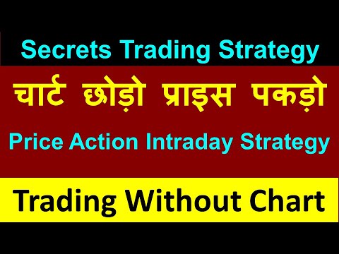चार्ट छोड़ो प्राइस पकड़ो  # Price Action Intraday Strategy # Trading Without Chart # Secrets Strategy