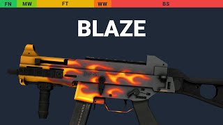 UMP-45 Blaze Wear Preview