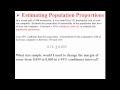 Confidence Intervals and Sample Size