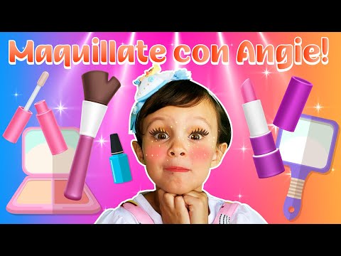 Angelina Pretende maquillarse con las Pinturas de Mamá Videos divertidos para niños