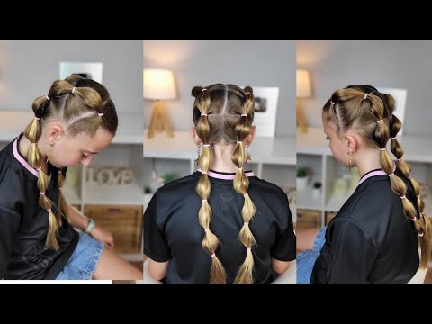 Peinado fácil y rápido para niñas/ Back to school hairstyle tutorial