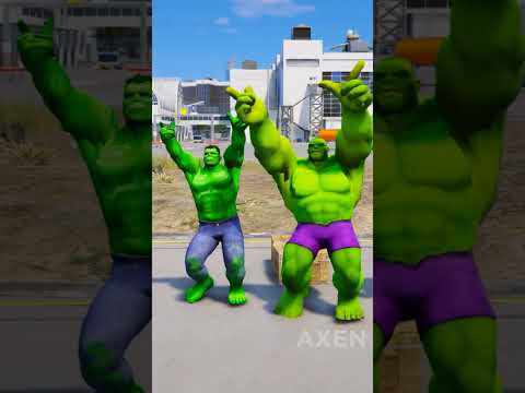RANDOM SPIDE-RMAN VS HULK BATTLE #gta5 #hulk