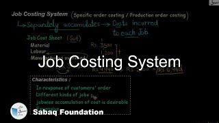 Job Costing System