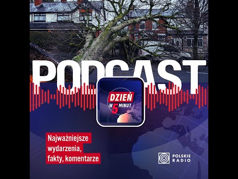 🔴Polak ofiarą wichury Eowyn na Wyspach | DZIEŃ W 5 MINUT (25.01)