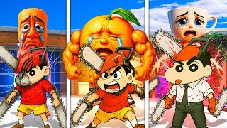 Shinchan Controlling Udin Din Dun Become Shinchan Powerful Destroy all Brainrots in Gta 5