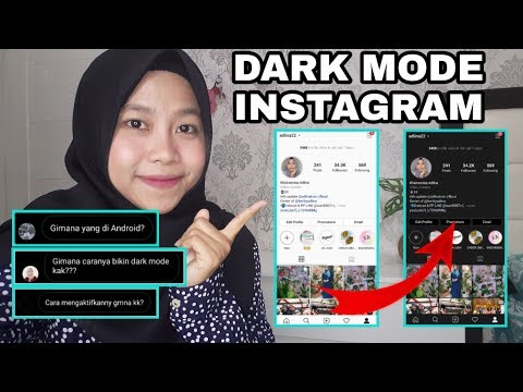 Cara Aktifkan Dark Mode Instagram dari HP ANDROID | Khairunnisa Adlina