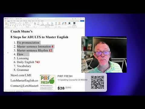 8 Steps to Master English with Coach Shane