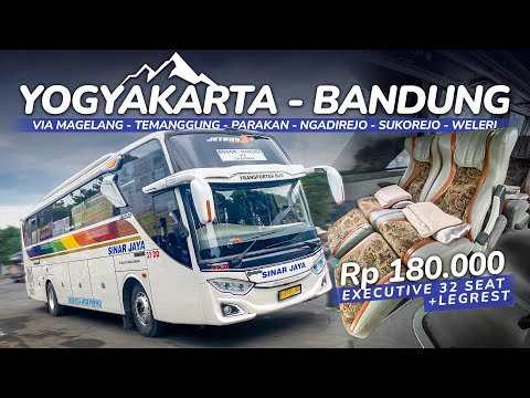 Rute Baru Tarif 100 Ribuan, Pantesan FULLSEAT❗Trip SINAR JAYA Jogja - Bandung via Temanggung #1