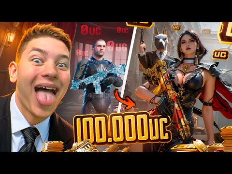 ПРОКАЧКА НА 100 000 UC 🔥 ОН НЕ ДОЛЖЕН БЫЛ ВЫИГРАТЬ ЭТУ ПРОКАЧКУ АККАУНТА В PUBG MOBILE
