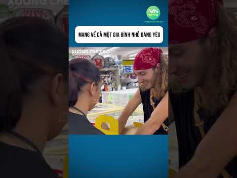 Mang về cả một gia đình nhỏ đáng yêu #shorts #xuongchetao