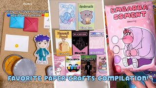 ⭐️FAVORITE PAPER CRAFTS COMPILATION!⭐️ ASMR | applefrog
