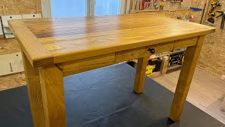 I am renewing the wooden table I made 5 years ago / 5 yıl önce yaptığım ahşap masayı yeniliyorum