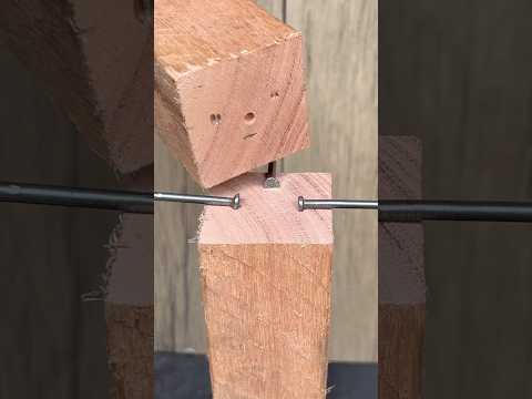Dicas para conectar 2 barras de madeira com precisão #madeira #carpintaria #tools #diy #construction
