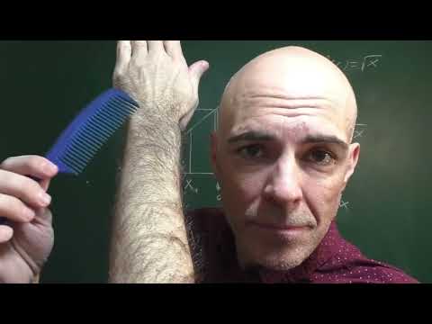 Cómo peinarse fácil aunque uno esté calvo. TUTORIAL. Matemáticas con juan.
