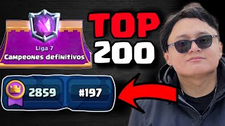 TOP 200 del MUNDO en CLASH ROYALE 🏆😱