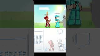 MINECRAFT LINE TRANSFORM - MINECRAFT MOVIE ANIMATION | GH'S ANIMATION