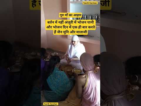 अंजुरी में भोजन-पानी, कपड़े से केश तक त्याग,धन्य है मुनि और उनकी चारिया #jain #digambara #guru #vlog