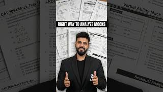 Why Your CAT Mock Scores Are NOT Improving? Correct Way to Analyze Mocks #mocktest #gmat #exam #pw