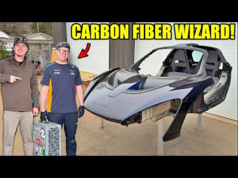 Our Wrecked Mclaren Senna Gets Saved By A Carbon Fiber Specialist!!!