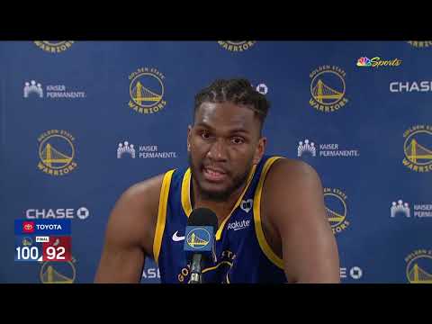 Kevon Looney Postgame Interview | Golden State Warriors beat Portland Trail Blazers 100-92