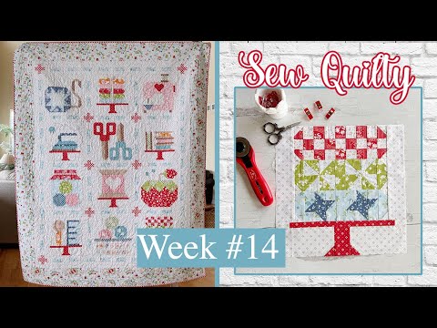 🌸 SEW QUILTY Sew-a-Long: Week 14 | (Quilt & Cross Stitch)