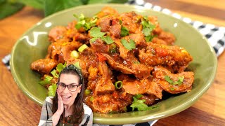 MOELA DE FRANGO NA PANELA DE PRESSÃO RECEITA DELICIOSA!