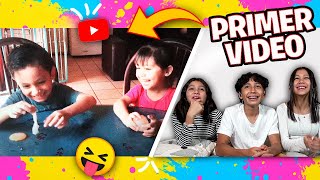 REACCIONAMOS A NUESTRO PRIMER VIDEO | Guzmancitos