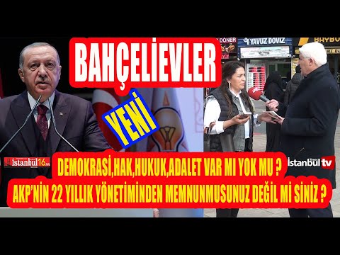 (SAYAÇLI)TÜRKİYE'DE DEMOKARSİ,HAK,HUKUK,ADALET VAR MI YOK MU? AKP'İNİN 22 YILINDAN MEMNUN MUSUNUZ ?