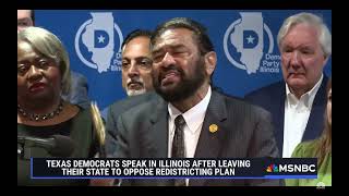 Rep. Al Green Condemns Racist Texas Redistricting Plan in Chicago Press Conference 2/4