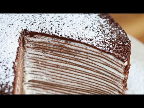 Chocolate Crepe Cake