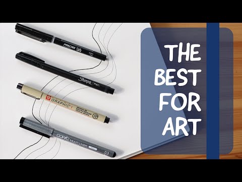 My Top 4 Favorite Drawing Pens! - 2020