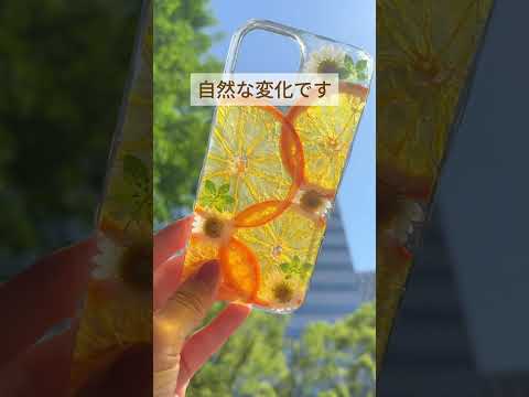 【腐らないんですか?にお答えします!】#ハンドメイド #ハンドメイド作家 #レジン #レジン作家 #押し花 #押しフルーツ