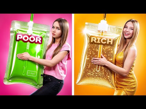 Rich Kid vs Poor Kid at the Hospital! Evil Mom Left Sick Daughter