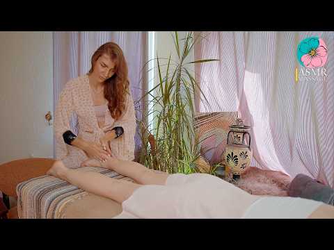 Complete ASMR Deep Tissue Foot Massage by Olga to Siena