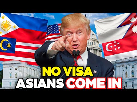 10 ASIAN Countries US Won't Require Visa From in 2025