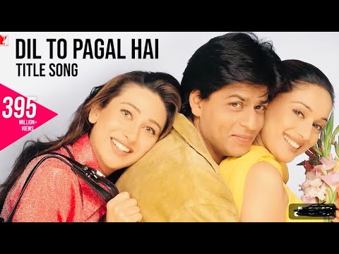 Dil To Pagal Hai Car 4K Video Song Shah Rukh Khan, Madhuri, Karisma, Akshay | Lata Mangeshkar,