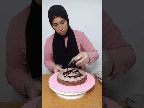 #اسهل #تزين #تورته #عيد-جواز #ترند الشريط #الشيف_مروه🧑🍳 #mole_cake