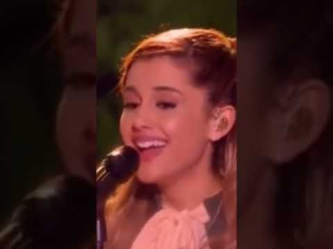 Ariana Grande “love is everything, and last Christmas” at the Rockefeller Center in NewYork.