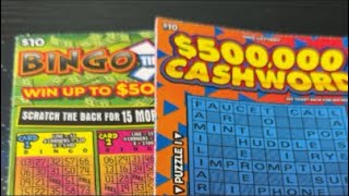 Ohio Lottery: $10 Crossword vs Bingo, Round 2