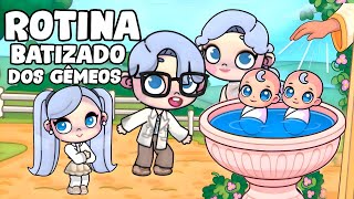O BATIZADO DOS GÊMEOS ⛪️👶 AVATAR WORLD ROTINAS E HISTÓRIAS The Twins' Baptism Routine