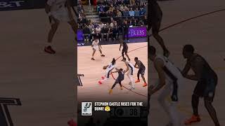 This Stephon Castle play was ELITE 💯 #basketball #dunk #collegeball