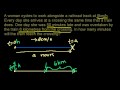 Cyclist and Train Problem Solving