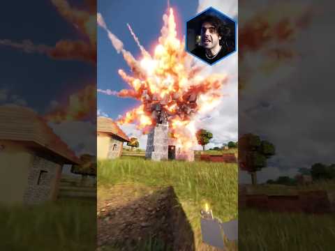 TNT Explosion in Ultra Realistic Minecraft RTX #shorts #minecraft