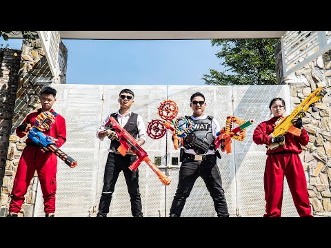 LTT Nerf War : SEAL X Warriors Nerf Guns Fight Criminal Dr.Lee Crazy The Ultimate House Defense