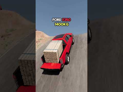 Cars vs 1400kg #beamngdrive #gaming #fyp #car #game #viral #shorts