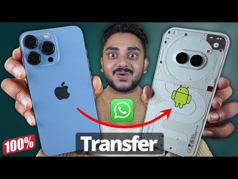 Transfer WhatsApp Data from Android to iPhone Without PC 😍 (Hindi) #movetoios